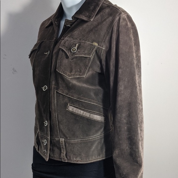 🍒 SKOTTS SUEDE Jacket !!! Premium Quality Washable Suede !!! - Picture 15 of 15